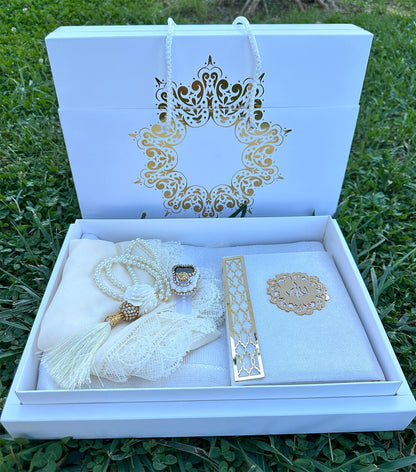 Elzem Anneler gününe Özel Tasarım: Çantalı & Kutulu Hediyelik Yasin!i-şerif Seti